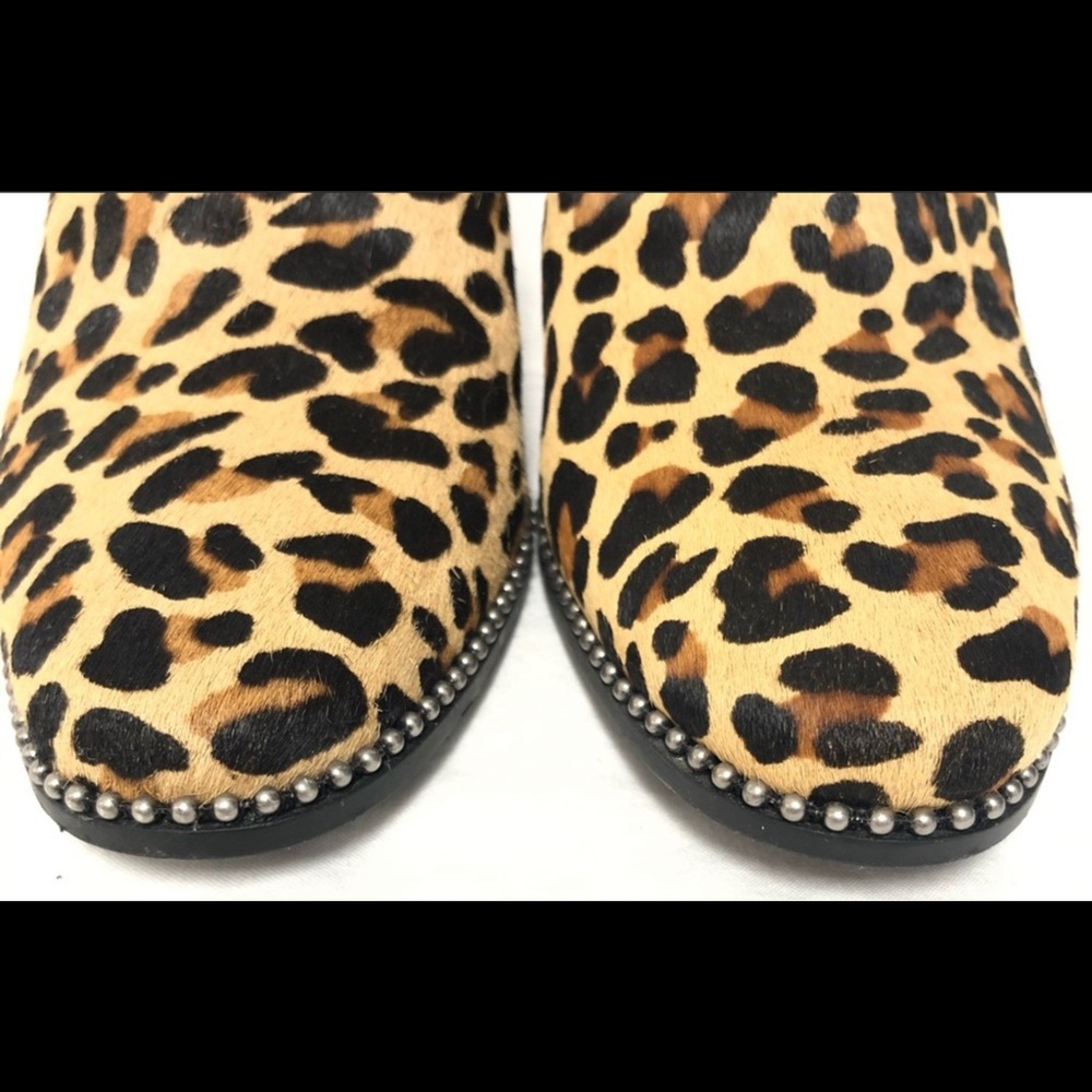 COACH Womens Drea Calf Hair Beaded Ankle Boots Tan 6 Medium (B,M) - Picture 2 of 5